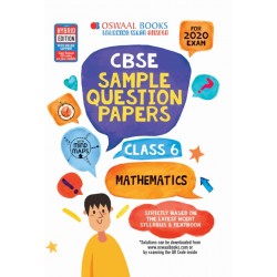 Oswaal CBSE Sample Question Papers Class 6 Mathematics |